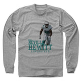 Mens Long Sleeve Heather Gray