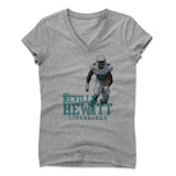 Womens Women's V-Neck Athletic Gray