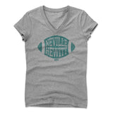 Womens Women's V-Neck Athletic Gray